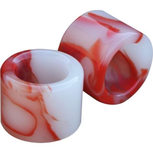 Drop Shipping Men HETIAN Nephrite Rings Natural Chicken Blood Jade Rings Gift for Men Fine Jade Jewelry