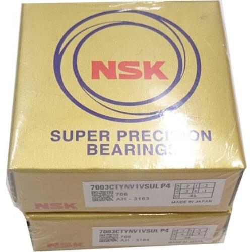 NSK Brand 1Pcs 7000 7000C 2RZ P4 DT 10x26x8 10x26x16 Sealed Angular Contact Bearings Speed Spindle Bearings CNC ABEC-7
