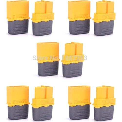 5 Pairs / 10 Pairs Amass XT60+ XT60H Plug Connector With Sheath Housing Male Female for FPV Battery RC Parts