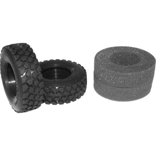 27MM LESU Rubber Wheel Tire Tyre for 1/14 RC Tractor Truck TAMIYA Dumper Trailer DIY Model Scania MAN