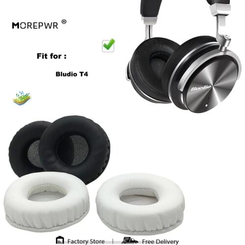 Replacement Ear Pads for Bludio T4 T 4 T-4 Headset Parts Leather Cushion Velvet Earmuff Earphone Sleeve Cover