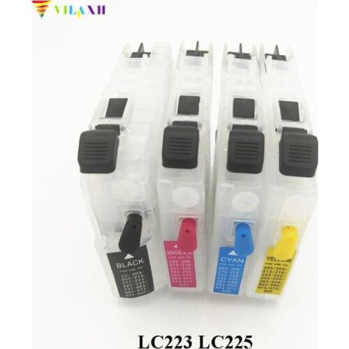 Vilaxh refillable ink cartridge For Brother LC203 LC205 LC207 LC211 LC213 LC215 LC217 LC223 LC225 LC227 LC233 Printer Chip