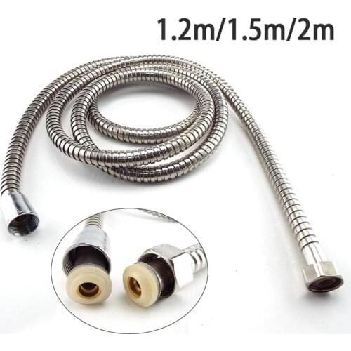 Water Shower Head Long Pipe Hose Tube Connector for Home Bathroom Shower Extension Plumbing Pipe Pulling Stainless Steel B4