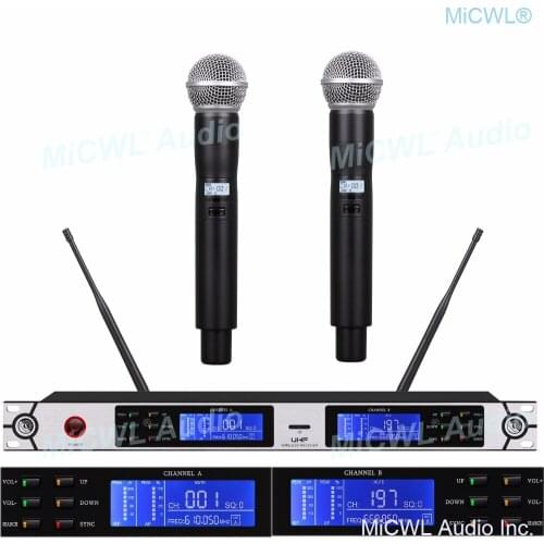 High Quality Professional UR24D SM58 Handheld Wireless Microphone System