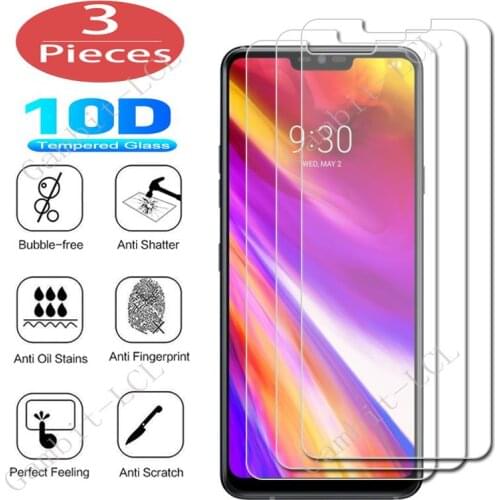 3Pcs Protection Glass For LG Q9 One V40 V50 V50S ThinQ G7 Fit G7+ K10 2018 K11 K11+ Plus Q7 G6 Q6 Q6α Tempered Screen Cover Film