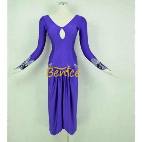 Free Shipping Latin Dance Skirt For Women Professional Sumba Dancing Skirt Adult Rumba QiaQia Latin Dress Latin Performances Dre