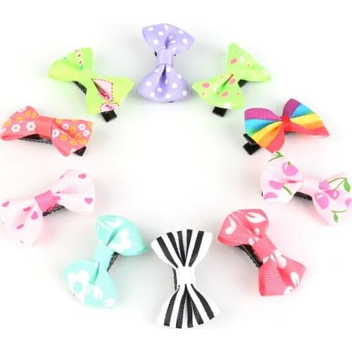 10 pcs New Cute Cartoon Baby Clips Floral Hairpin Hair Accessories for Baby Girls Summer Kid Fashion Headwear Wholesale of Child