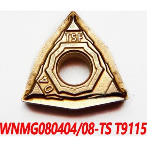 100% Original WNMG WNMG080404 T9115 WNMG080408-TS 10pcs CNC lathe Tool Carbide Insert Imported From Japan Efficient And Durable
