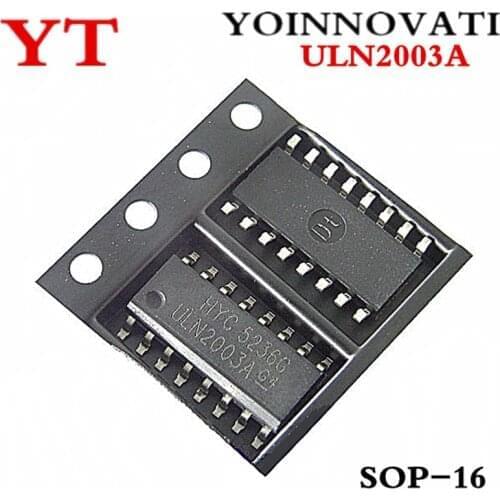 100pcs/lot ULN2003ADR ULN2003AD ULN2003A TRANS 7NPN DARL 50V 0.5A 16-SOIC IC Best quality