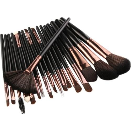 18PCS Makeup Brushes Set 18pcs Eyebrow Highlighter Powder Foundation Eye Shadow Brush Cosmetics Professional Makeup Brush WA 169