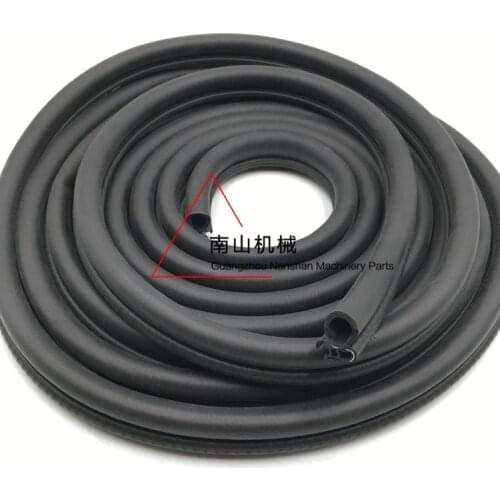 Excavator Accessories Liugong Xiagong Xugong sunward Kubota Yuchai Machine Cover Block Glue Back Cover Sealing Strip