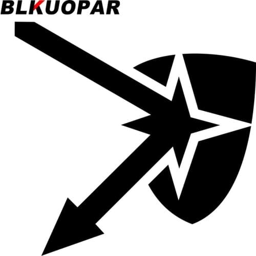BLKUOPAR for Shield Reflect Car Stickers Waterproof Scratch-Proof Decals Creative Windows Motorcycle Decor Car Label