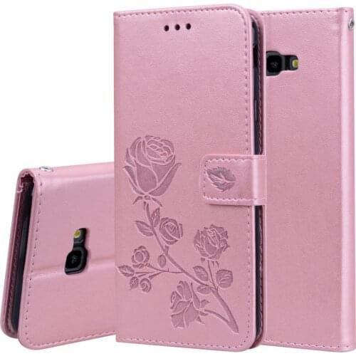 Phone Case For Fundas Samsung J4 Plus 2018 Case Leather Wallet For Coque Samsung Galaxy J4 J415 J415F SM-J415F Wallet Flip Cover