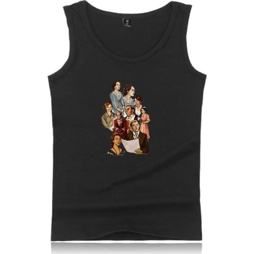 Downton Abbeyprint Tank Top Camisole Sleeveless Vest Shirt Harajuku
