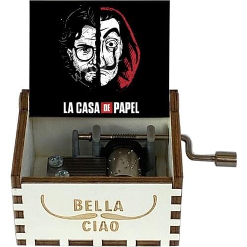 Wooden Music Box Christmas Gifts (Family/Friends/Gifts) Home Decoration Halloween New Year Gift Music Box