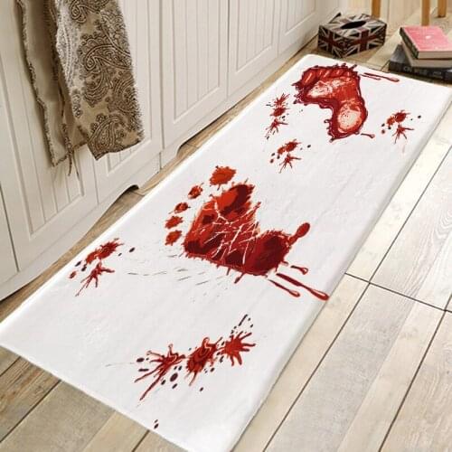 Halloween Pattern Rug Door Mat Hallway Carpets Area Rugs for Bedroom Living Room Carpet Kitchen Bathroom Anti-Slip Floor Mats