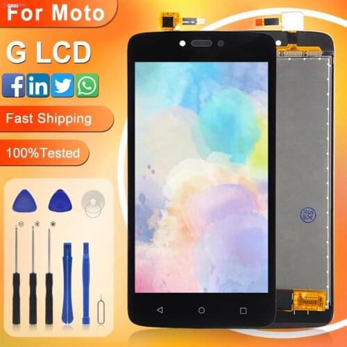 Catteny Promotion For Motorola Moto XT1033 Lcd Touch Screen Digitizer XT1032 Assembly Replacement Parts For Moto G G1 Display