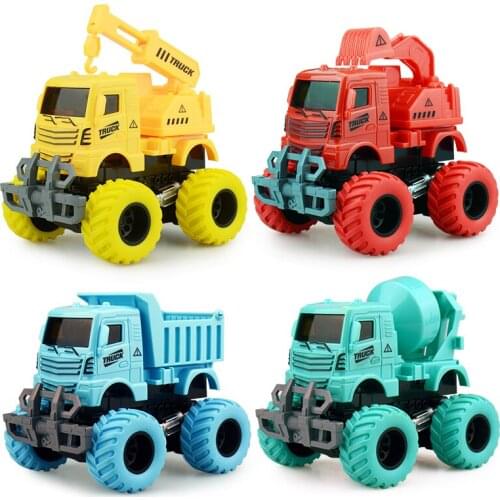 Multiple Inertia Four-Wheel-Drive off-Road Vehicle Children Simulation Model Car Anti-Shatterproof Toy Car Baby Car Model Toys