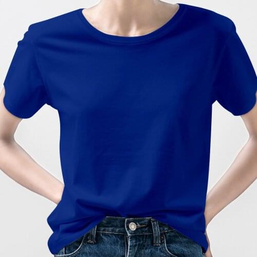 LUCKYROLL Women's Plain T-shirts