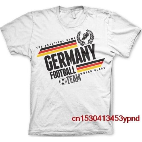 Mans t-shirt Germany Football Team Mens White T-Shirt (Large) womans shirt