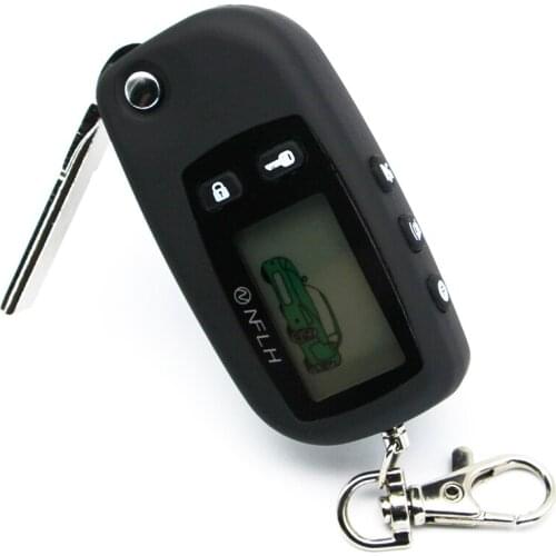 New TW-9010 Lcd Remote Control Key Fob Tamarack For Tomahawk TW9010 Uncut Blade Fob Two Way Car Alarm System Tomahawk TW 9010