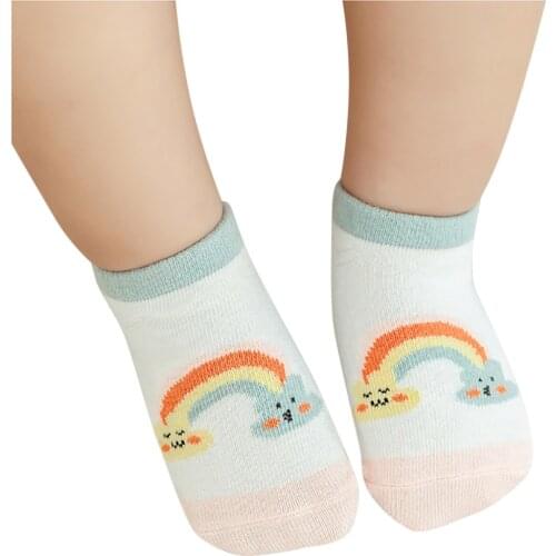 SAGACE Cute Breathable Anti-Slip Socks For Toddler Baby Kids Summer Short Socks For Spring Summer Home Infant Baby Socks 1Pairs