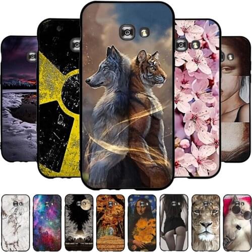 A Silicone Case For Samsung Galaxy A5 2017 2016 A520 A510F Case 5.2" Phone case For Fundas Samsung A6 A7 2018 A750 Coque