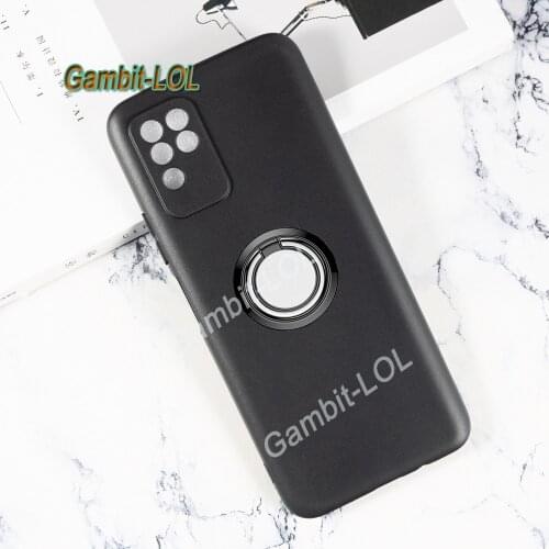 For Infinix Hot 10 Play Lite X657 9 Note 8 X629 X687 8i Smart 5 Zero 8 Hot10 10Lite Back Ring Holder Bracket Cover Silicone Case