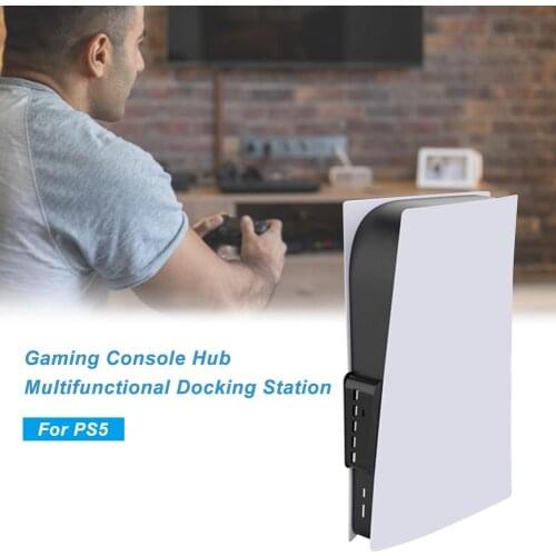Extend USB Adapter Accessories Gaming Console Hub Multifunctional Docking Station 6 In 1 Dock Battery Charger For PS5
