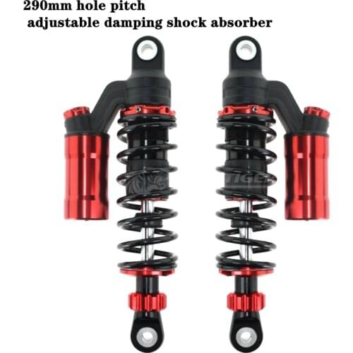 11.42" / 290mm Universal Motorcycle Scooter Damping Adjustable Rear Shock Absorbers For Honda Yamaha Suzuki Kawasaki Benelli ATV