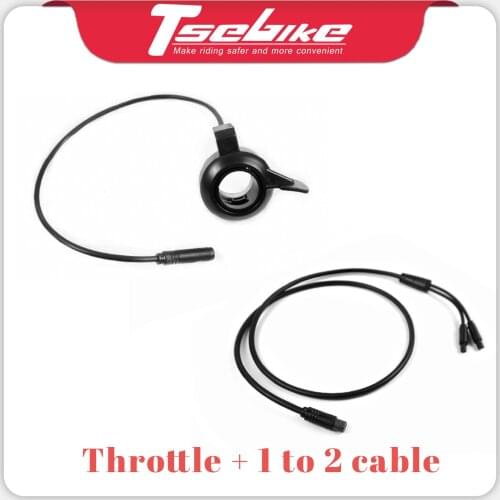 Ebike Thumb Throttle &1T2 Cable Set for Tongsheng Display VLCD6 XH18