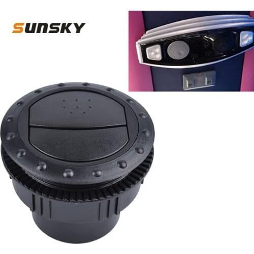 Air Conditioner Vent Replacement Parts Universal 60mm Round AC Air Outlet Vent for RV Bus Boat Yacht Auto Car Accessories