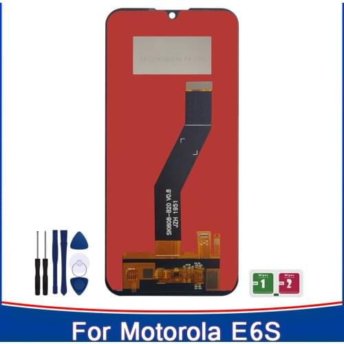 AAA+ Test LCD Screen For Moto E6S 2020 LCD Display For Moto E6S XT2053-1 XT2053-2 XT2053-3 Lcd Touch Screen Digitizer Assembly
