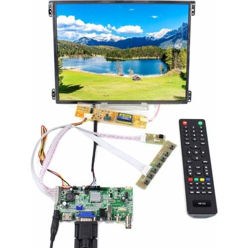 10.4inch HT10X21-311 1024X768 IPS LCD Screen with HD MI+VGA+AV+USB LCD Controller Board VS-V59AV-V1