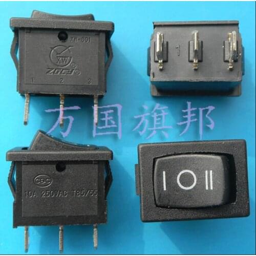 10A 250VAC 21*15mm 3P 3T rockey switch / ship switch