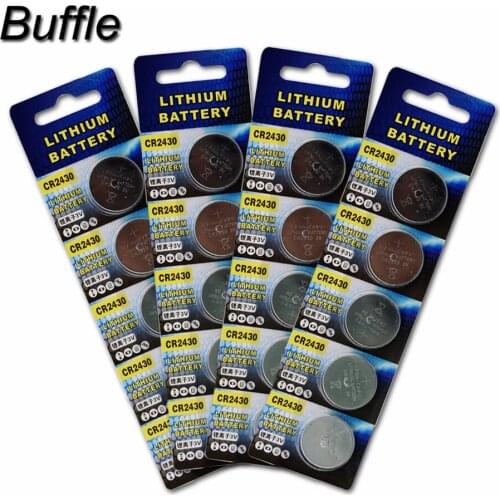 20pcs/4Pack LiMnO2 270mAh 3V CR2430 Button Cells Batteries Car Remote Coin Battery DL2430 KECR2430 ECR243