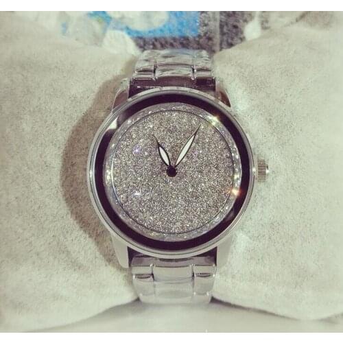 2016 Arrival Famous Brand Custom Watch Women Luxury Austrian Crystals Watch Lady Rose Gold Rhinestone Watch Bangle Bracelet