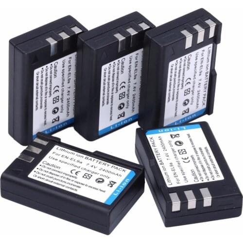 HIBTY 5PCS EN-EL9 EN EL9 ENEL9 Camera Rechargeable Battery for Nikon D40 D40x D60 D3X D3000 D5000 Free Shipping