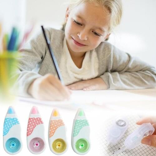 6PCS/Set Correction Tape Transparent Film White Tape Cute Simple Student Stationery Supplies