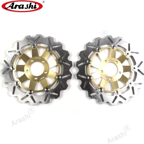 ARASHI GPZ 1100 Front Brake Disc CNC Brake Disks Rotors For KAWASAKI GPZ1100 1995-1998 GPZ-1100 1996 1997 / ZX12R NINJA 1200