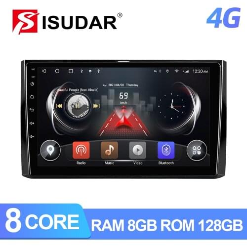 ISUDAR T72 Android 10 Car Radio For Skoda Kodiaq 2017 2018 2019 GPS CANBUS Car Multimedia Carplay Player RAM 6GB 4G DSP No 2din