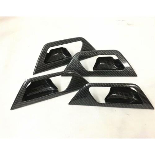 Car Styling For Peugeot 3008 GT 2016 2017 2018 ABS Matte Inner Car Door Handle Bowl Cover Covers Interior Decoration Trim 4pcs