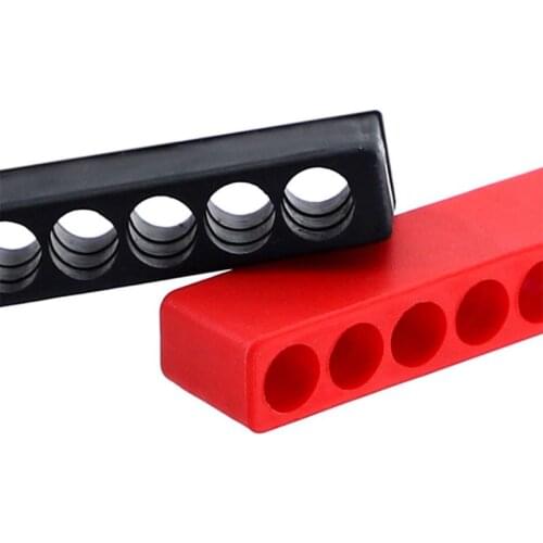 Screwdriver 6/12 Holes Hex Shank Bit Holder Plastic Head Storage Case Tool Soft