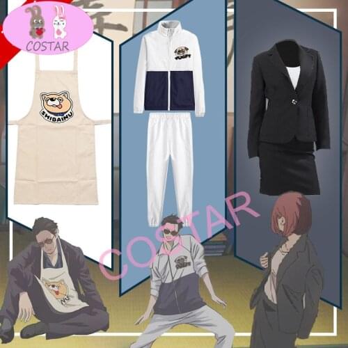 COSTAR Anime The Way of the Househusband Tatsu Gokushufudo Apron Immortal Dragon Cosplay Apron Kuroda Costume