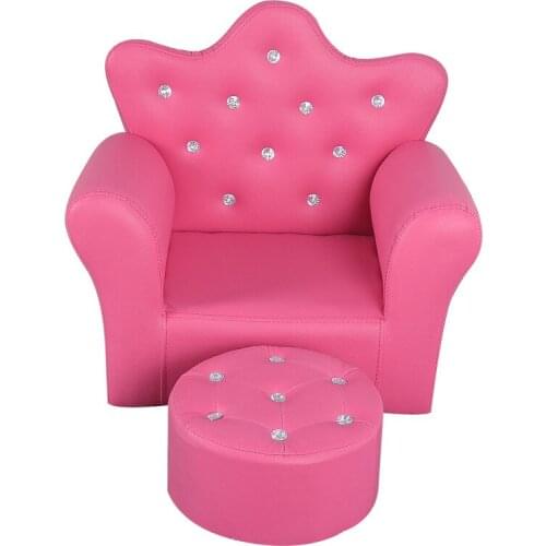 Childrens Crown Sofa Lovely Cartoon Princess Kindergarten Mini Sofa Gift Toy Sofa Chair for Kids Sofa Baby Furniture