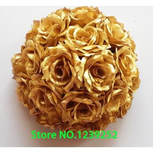 Diameter 20cm Artificial Flower Silk Rose Ball For Wedding Mariage party Christmas diy Decoration Home Decor fake flower ball