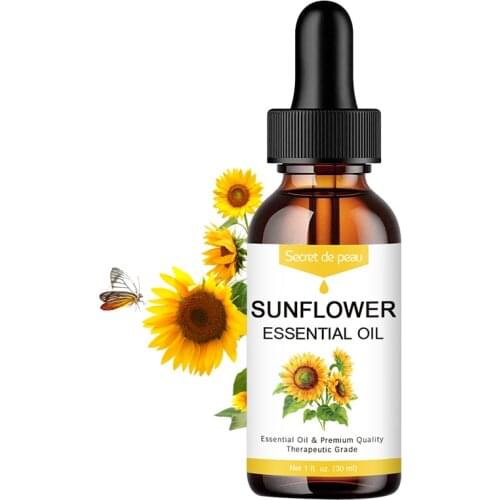 Secret De Peau Sunflower Essential Oil Relieve Stress Sterilizatio Anti Wrinkle Skin Tightening Massage Skin Care Essential Oil