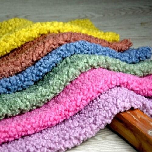 Cotton Lamb velvet Fabric Thicken winter warm Super Soft Lamb Fabric DIY Handmade dress Sewing doll Quilting cloth