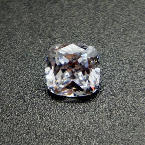 Grade AAA Cubic Zirconia Square Faceted Gemstone Cushion Cut Cubic Zirconia Multiple Sizes to Choose GZ12