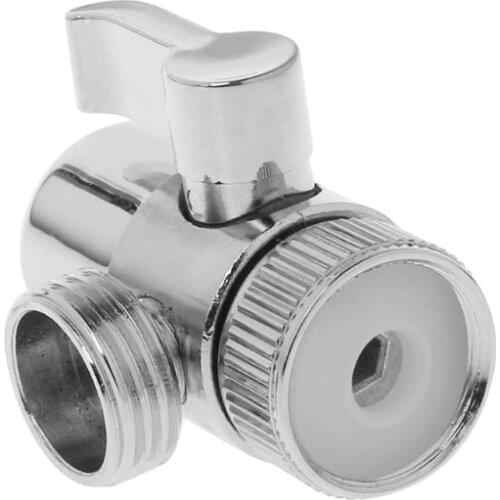 Brass 3-way Sink Faucet Diverter Valve Diverter Faucet Connector Adapter Sink Faucet Replacement Part Three Head Function Switch